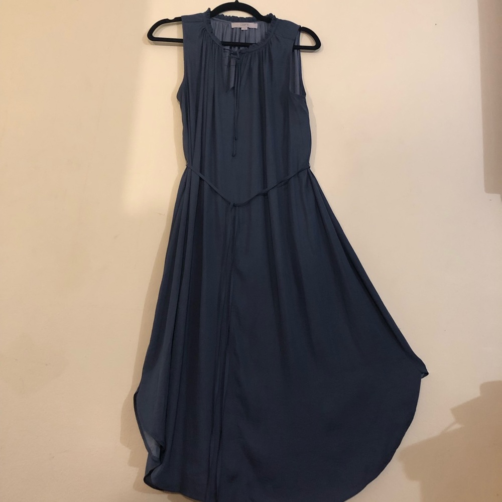 Silky polyester dress